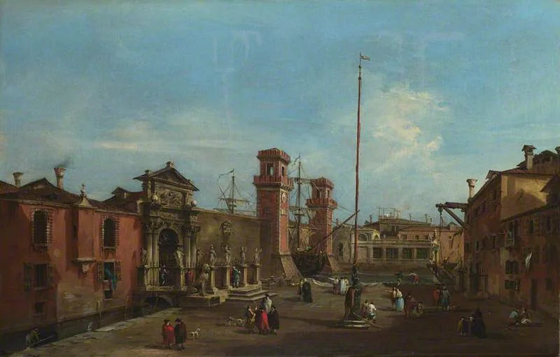 Venice: The Arsenal - Francesco Guardi