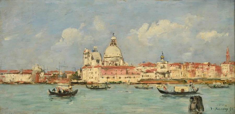 Venice. The Customs and Notre-Dame-de-la-Salute - Eugène Boudin