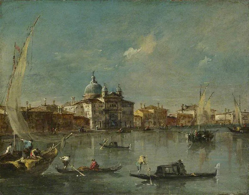 Venice: La Giudecca with Zitelle - Francesco Guardi