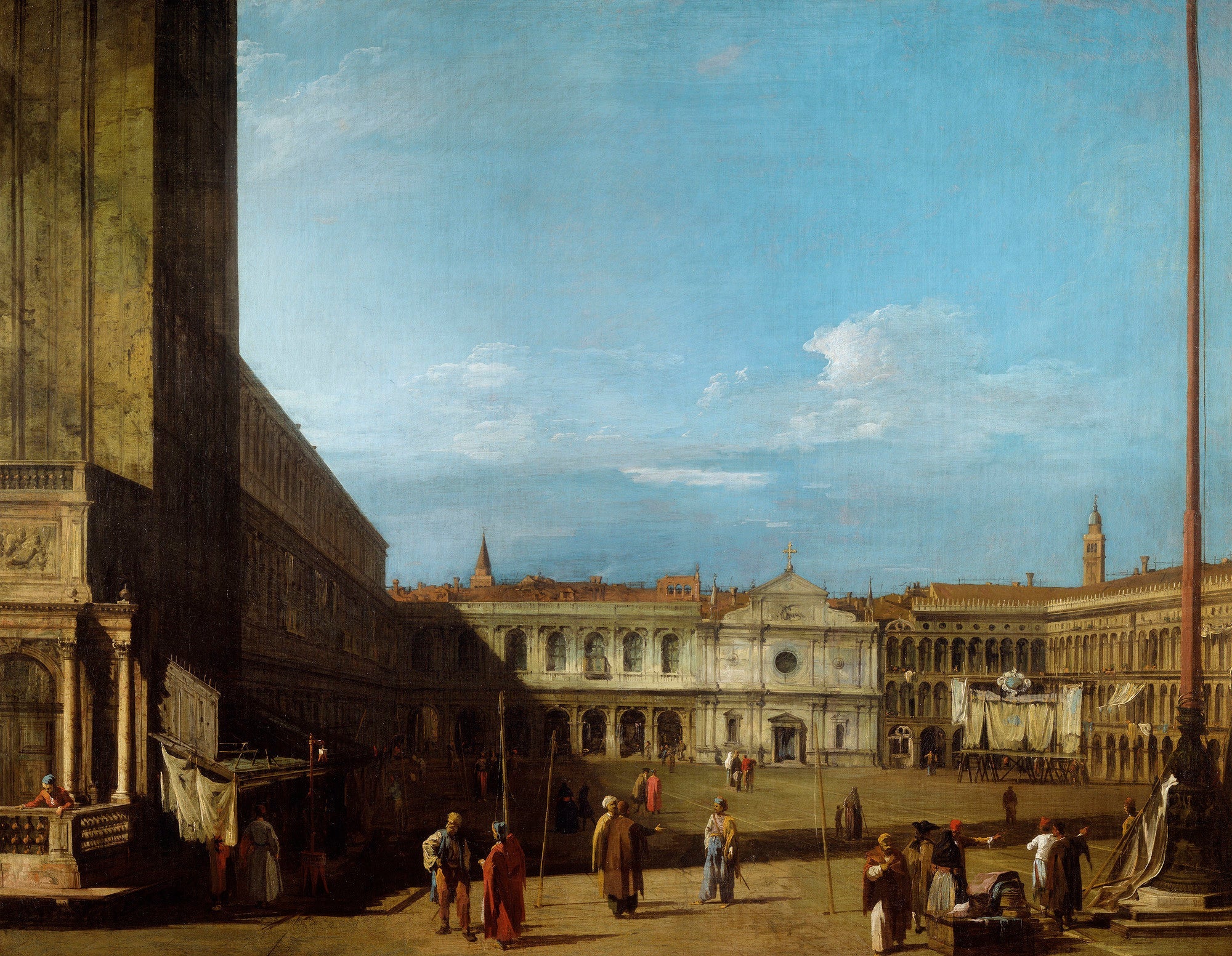 Venice: Saint Mark's Square towards San Geminiano - Canaletto