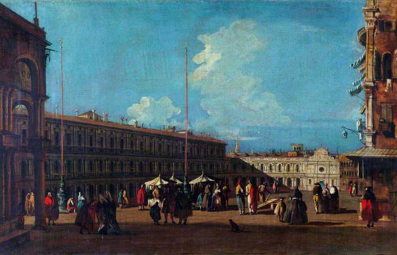 Venice: Saint Mark's Square seen towards the west - Canaletto