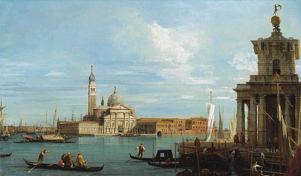 Venice: the Customs Point and San Giorgio Maggiore - Canaletto