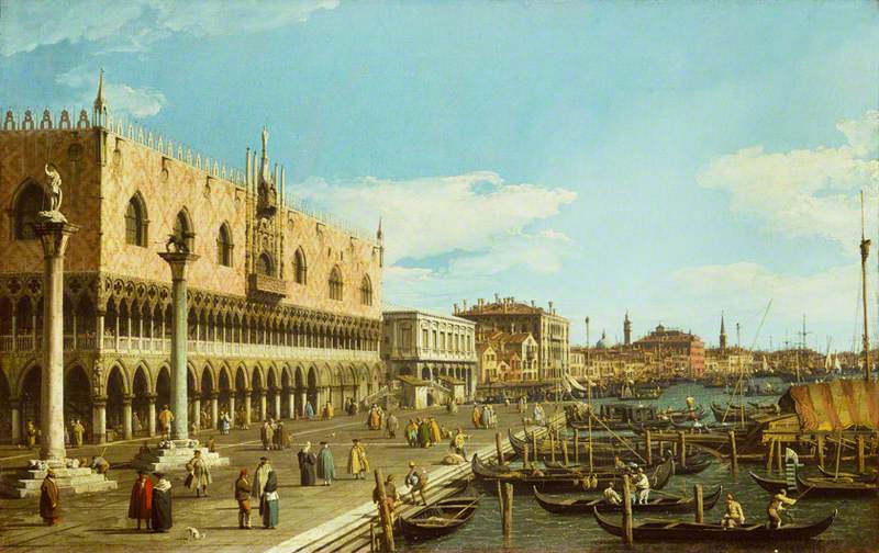 Venice: the Riva degli Schiavoni - Canaletto