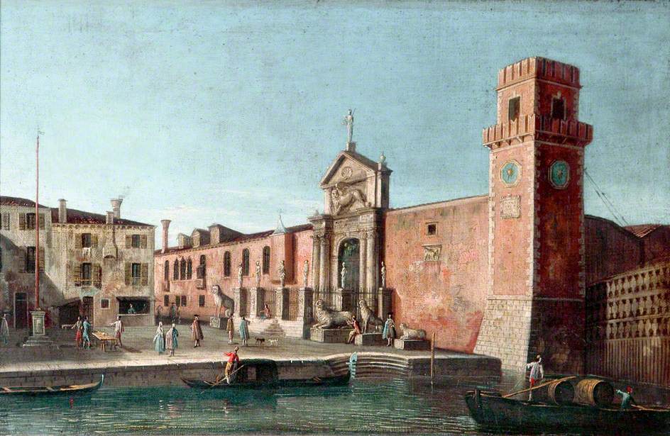 Venice: The Arsenal - Canaletto