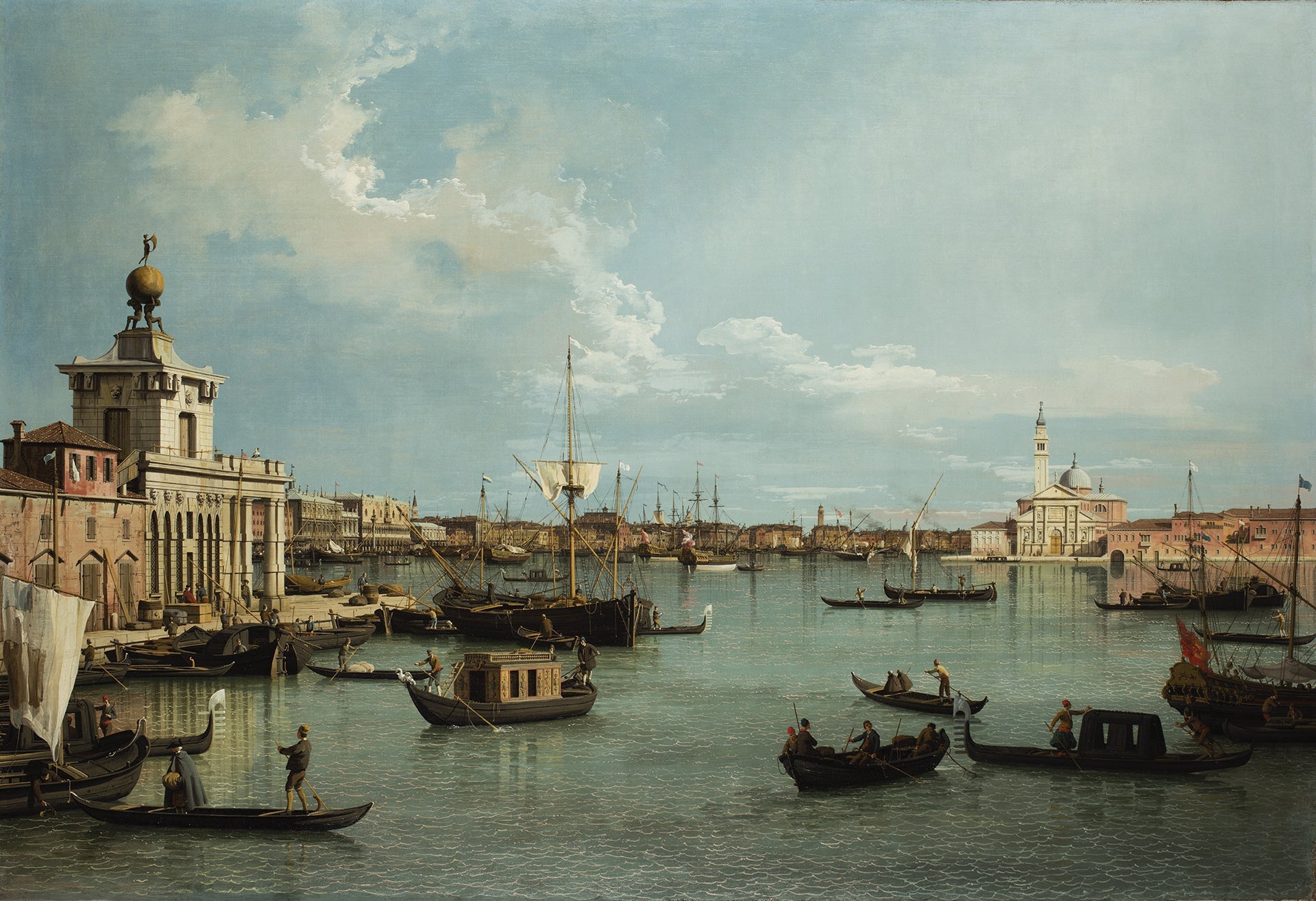 Venice: the Bacino di San Marco from the Giudecca Canal - Canaletto