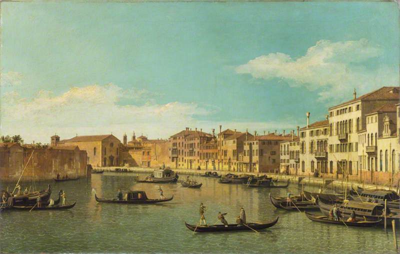 Venice: the Santa Chiara Canal - Canaletto