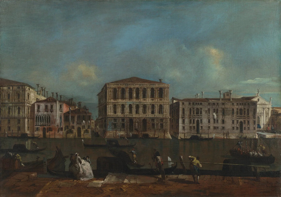 Venice: The Grand Canal with the Palazzo Pesaro - Francesco Guardi