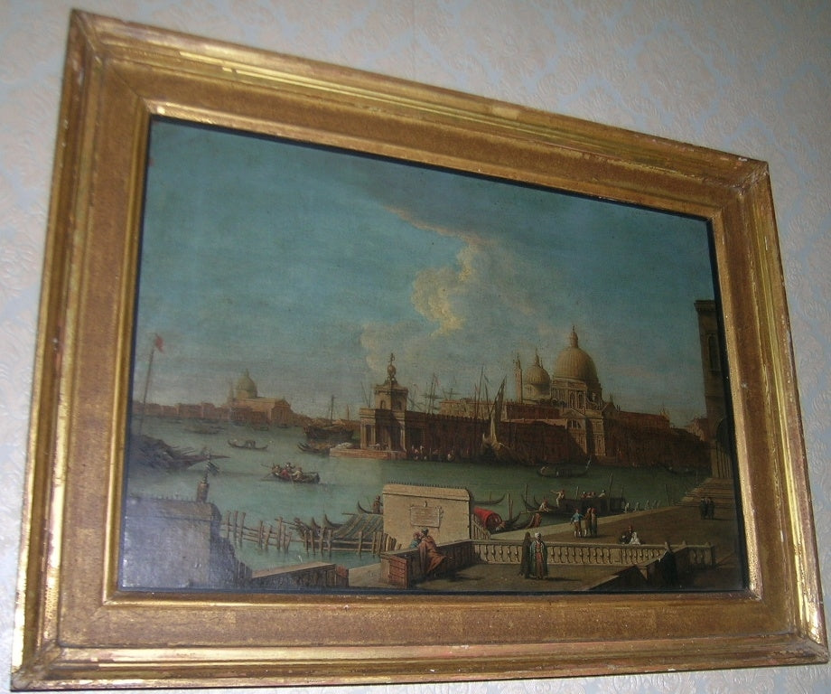 Venice: the Mole towards the Customs and Santa Maria della Salute - Canaletto