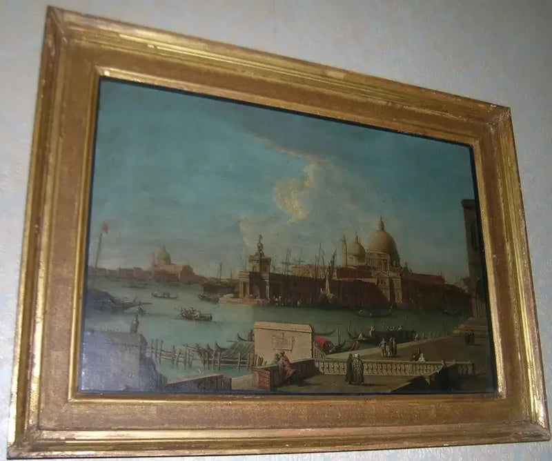 Venice: the Mole towards the Customs and Santa Maria della Salute - Canaletto