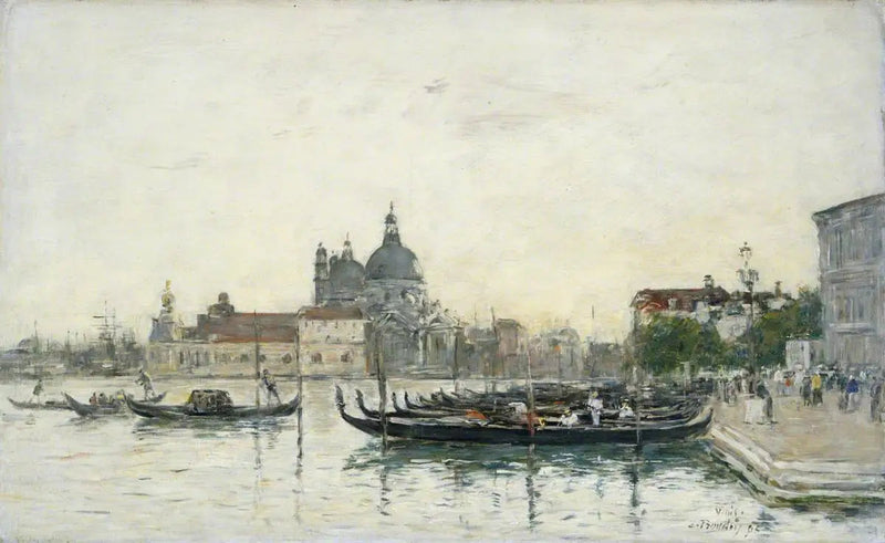 Venice, the Molo - Eugène Boudin
