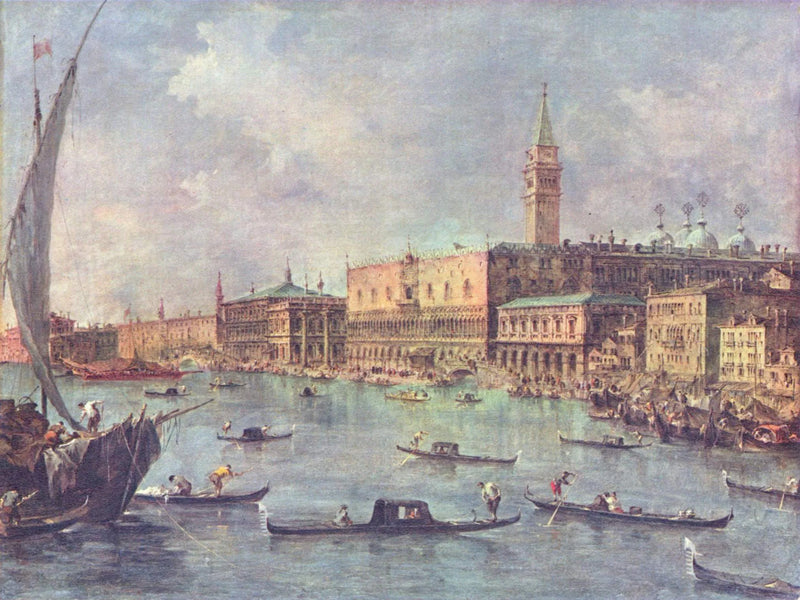Venice: the Doge's Palace and the Molo - Francesco Guardi