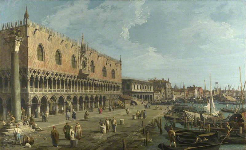 Venice: The Doge's Palace and the Riva degli Schiavoni - Canaletto