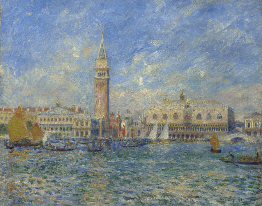 Doge's Palace, Venice - Pierre-Auguste Renoir