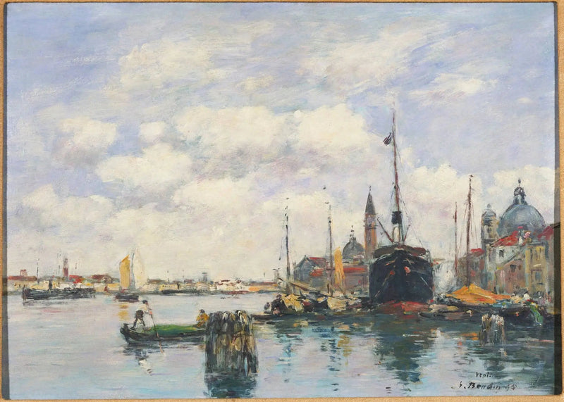 Venice – Seascape at Giudecca - Eugène Boudin