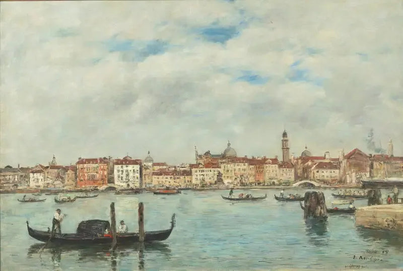 Venice. Slave Quay - Eugène Boudin