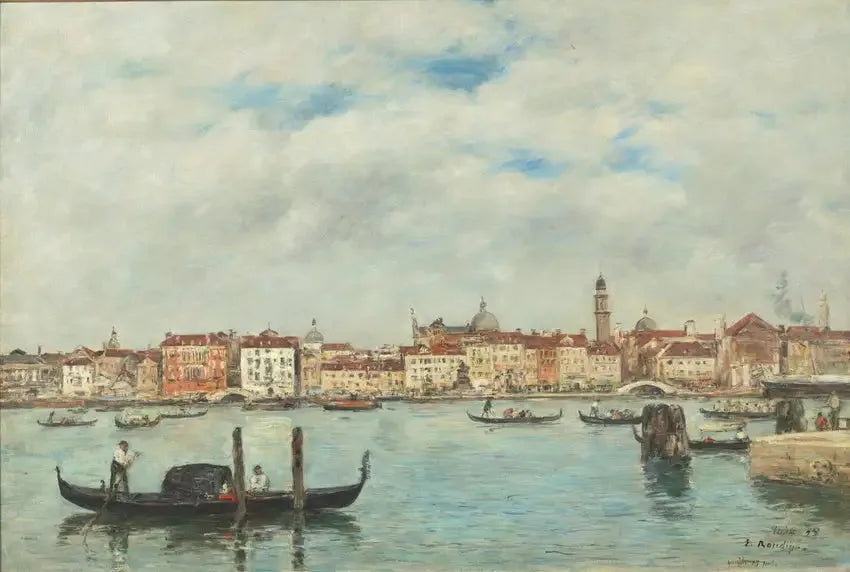 Venice. Slave Quay - Eugène Boudin