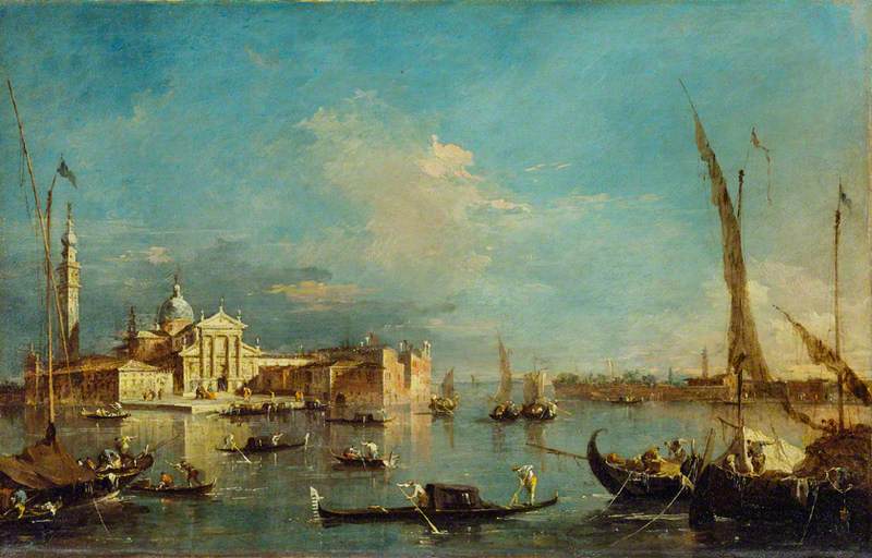 Venice: San Giorgio Maggiore with Giudecca - Francesco Guardi