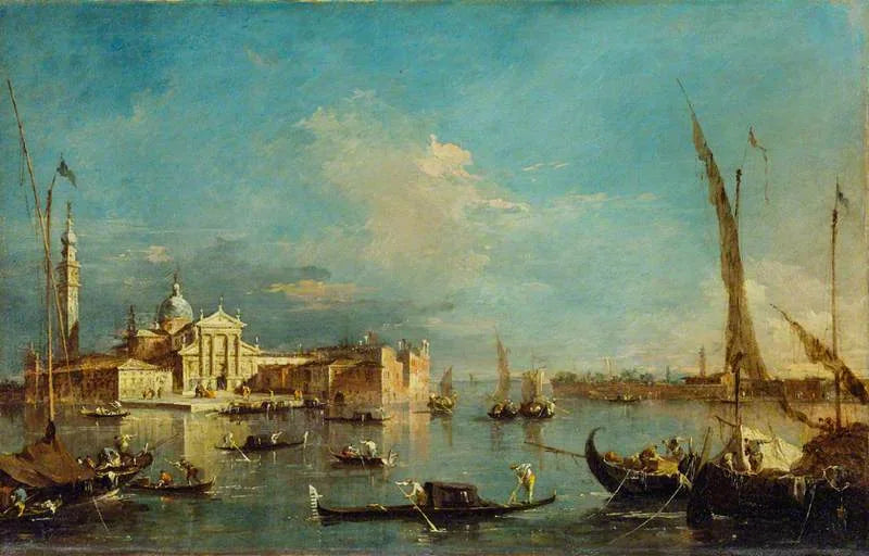 Venice: San Giorgio Maggiore with Giudecca - Francesco Guardi