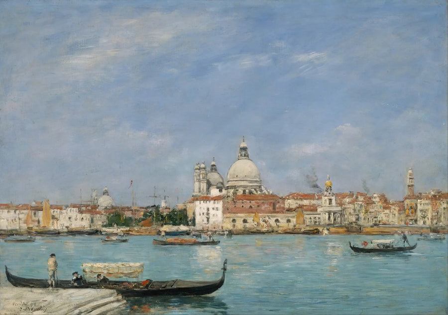 Venice, Santa Maria della Salute from San Giorgio - Eugène Boudin