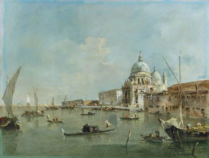 Venice: Santa Maria della Salute and the Customs House - Francesco Guardi