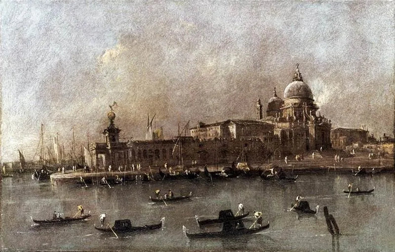 Venice: a view of the entrance of the Grand Canal - Francesco Guardi