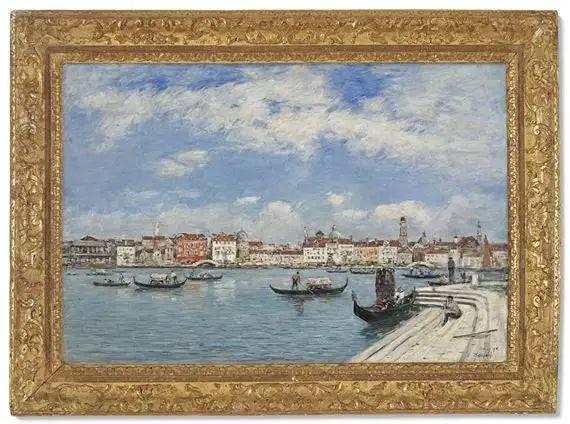Venice, view taken from San Giorgio - Eugène Boudin