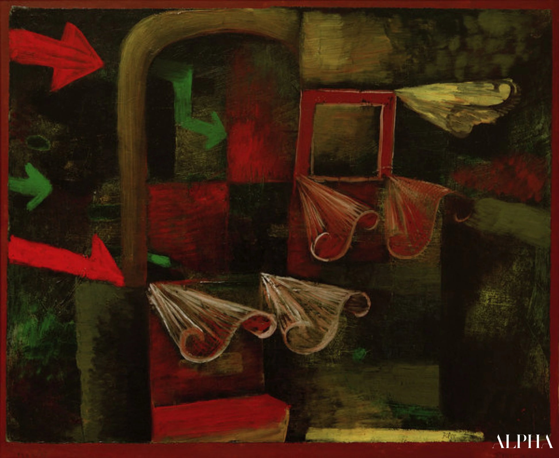 Vent de feu, 1922 - Paul Klee - Reproductions de tableaux et peintures haut de gamme