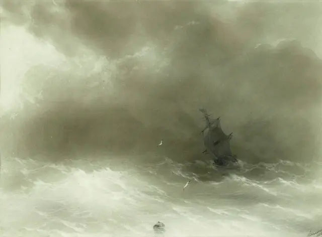 Strong Wind - Ivan Aïvazovski