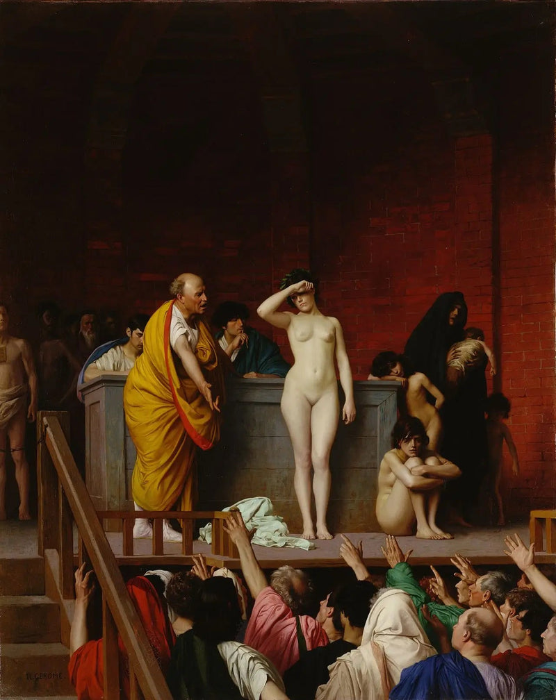 Slave Sale in Rome - Jean-Léon Gérôme