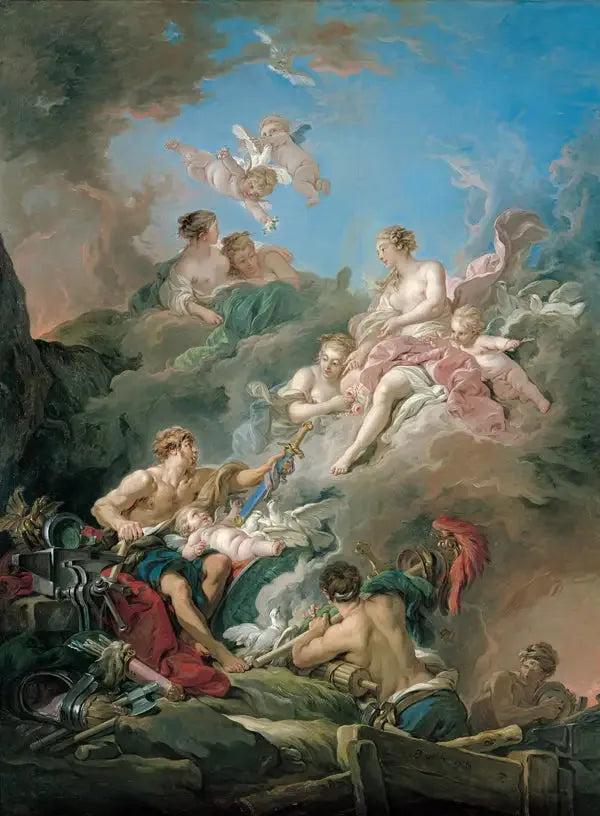 Venus at Vulcan's Forge - François Boucher