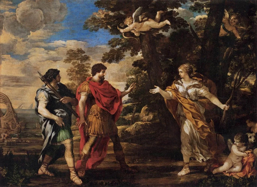 Venus apparaissant à Énée - Pietro da Cortona