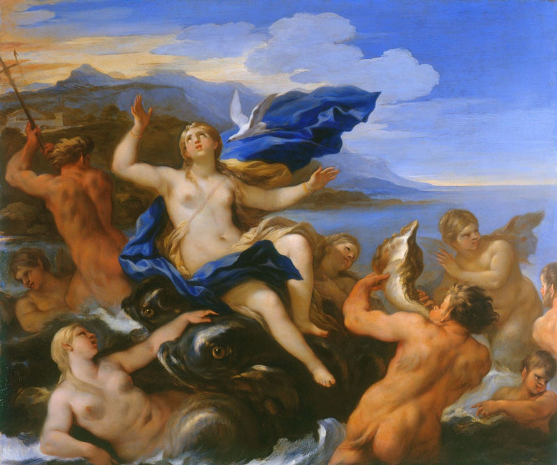 Venus learns of Cupid's distress - Luca Giordano