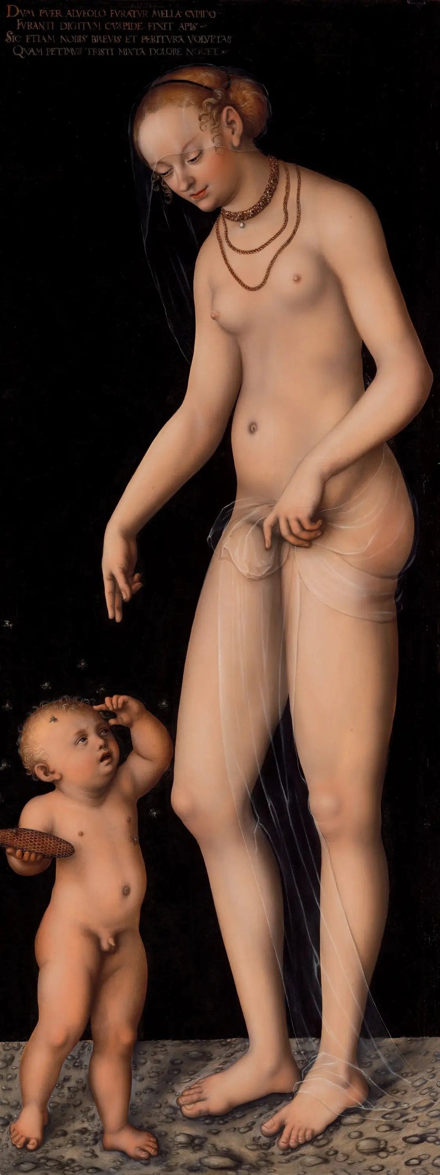 Venus with Amor the Honey Thief - Lucas Cranach the Elder