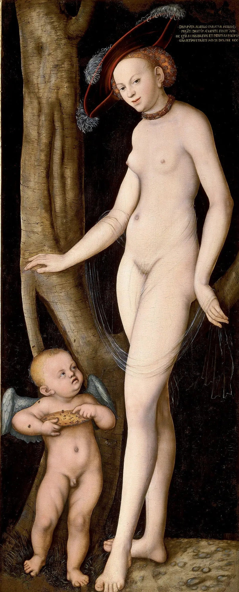 Venus with Cupid, the honey thief - Lucas Cranach the Elder