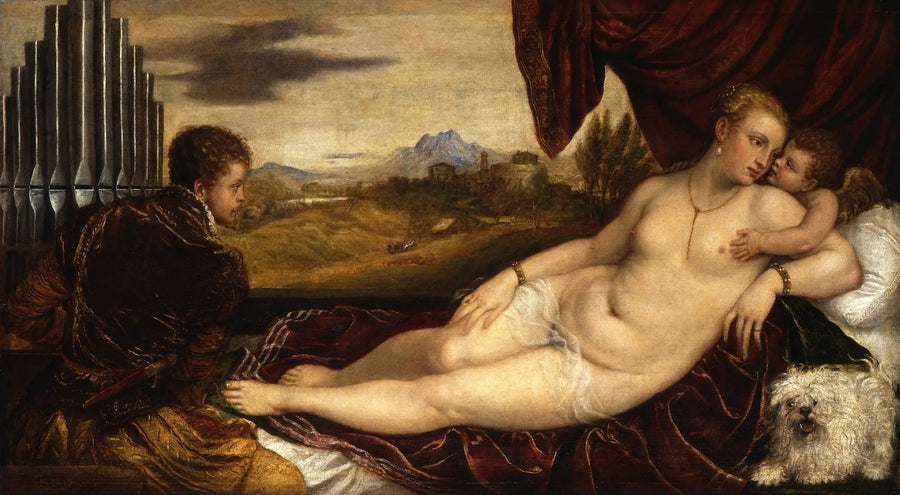 Venus with the Organist - Titian