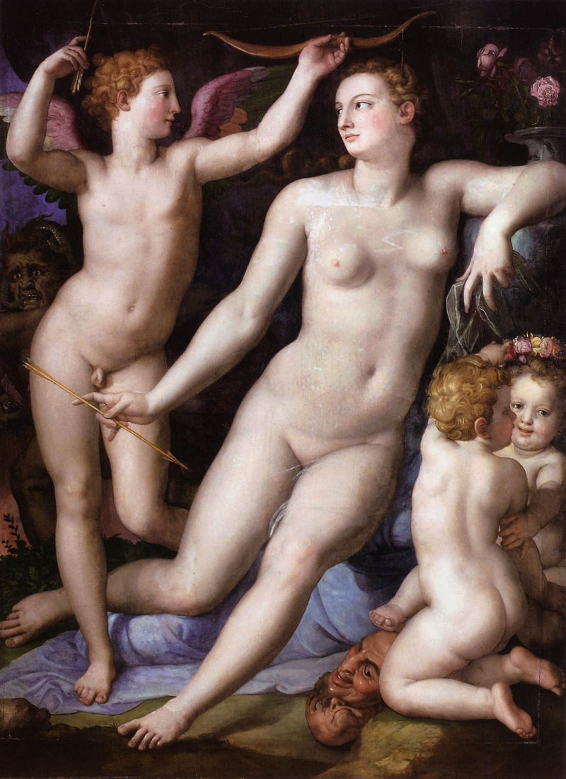 Venus, Cupid et la jalousie - Bronzino