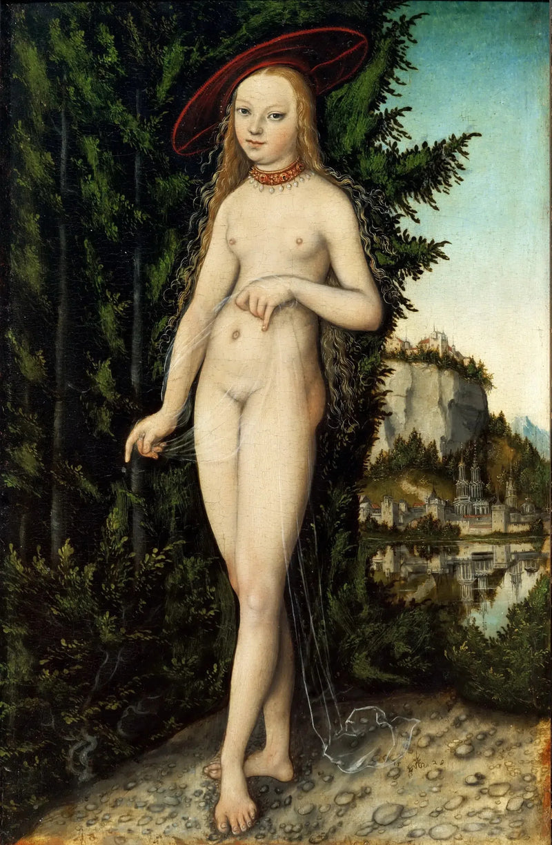 Venus Debout dans un Paysage - Lucas Cranach the Elder