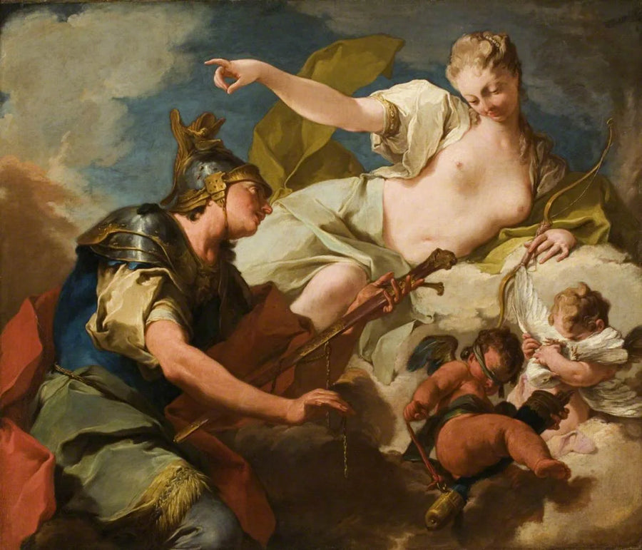 Venus donne des armes à Énée - Giovanni Battista Pittoni