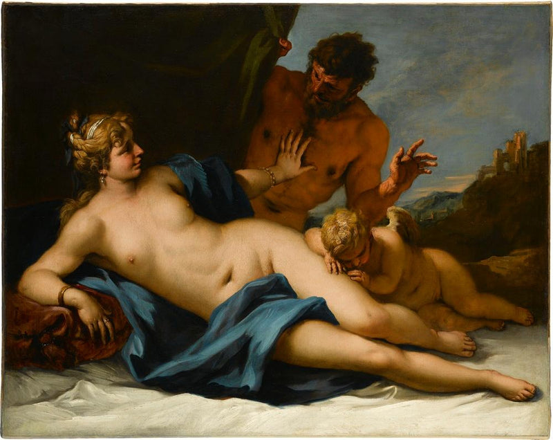 Venus est surprise par un satyr - Sebastiano Ricci