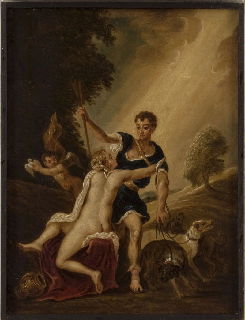 Venus and Adonis - David Teniers the Younger