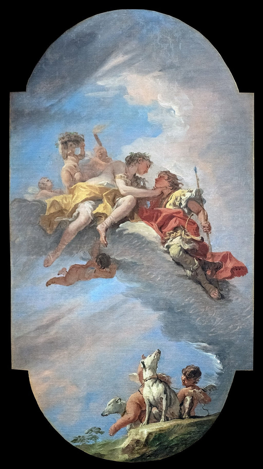 Venus and Adonis - Sebastiano Ricci