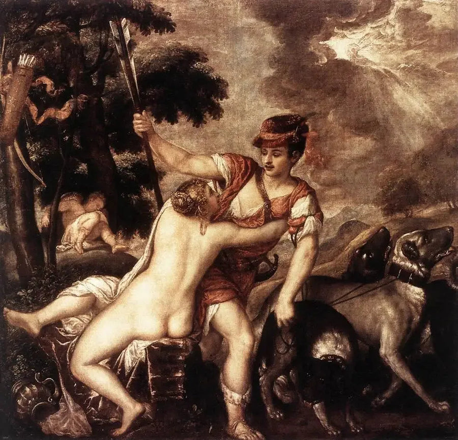 Venus and Adonis - Titian