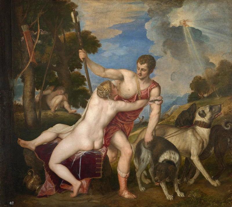 Venus and Adonis - Titian