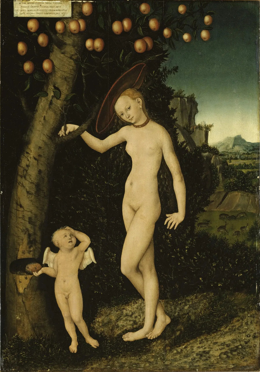 Venus and Cupid as Honey Thief - Lucas Cranach the Elder