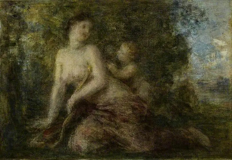 Venus and Cupid - Henri Fantin-Latour
