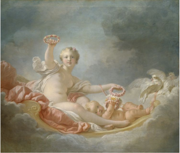 Venus and Cupid (Day) - Jean-Honoré Fragonard
