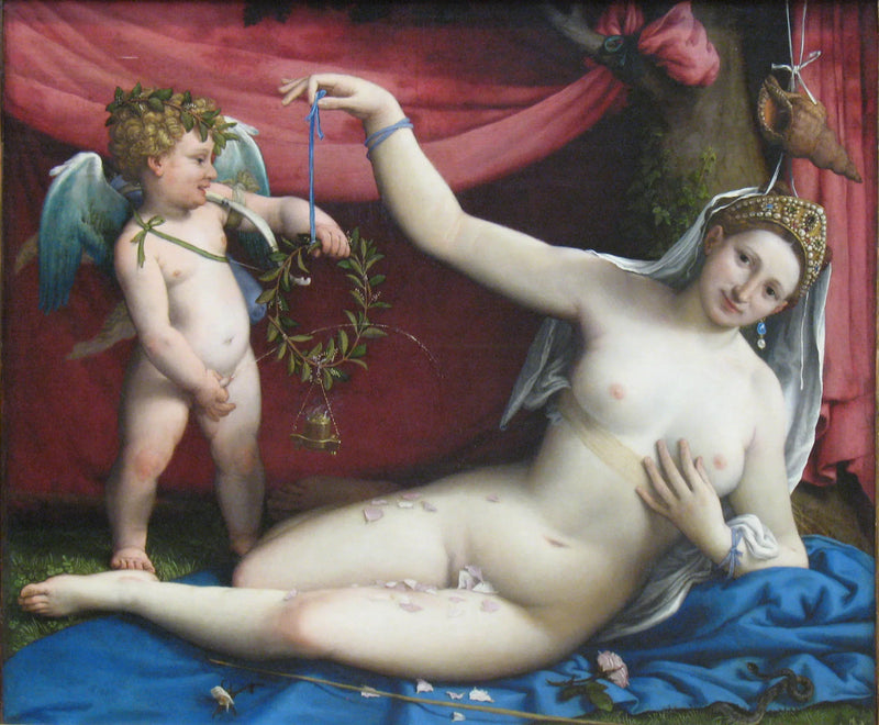 Venus et Cupidon - Lorenzo Lotto