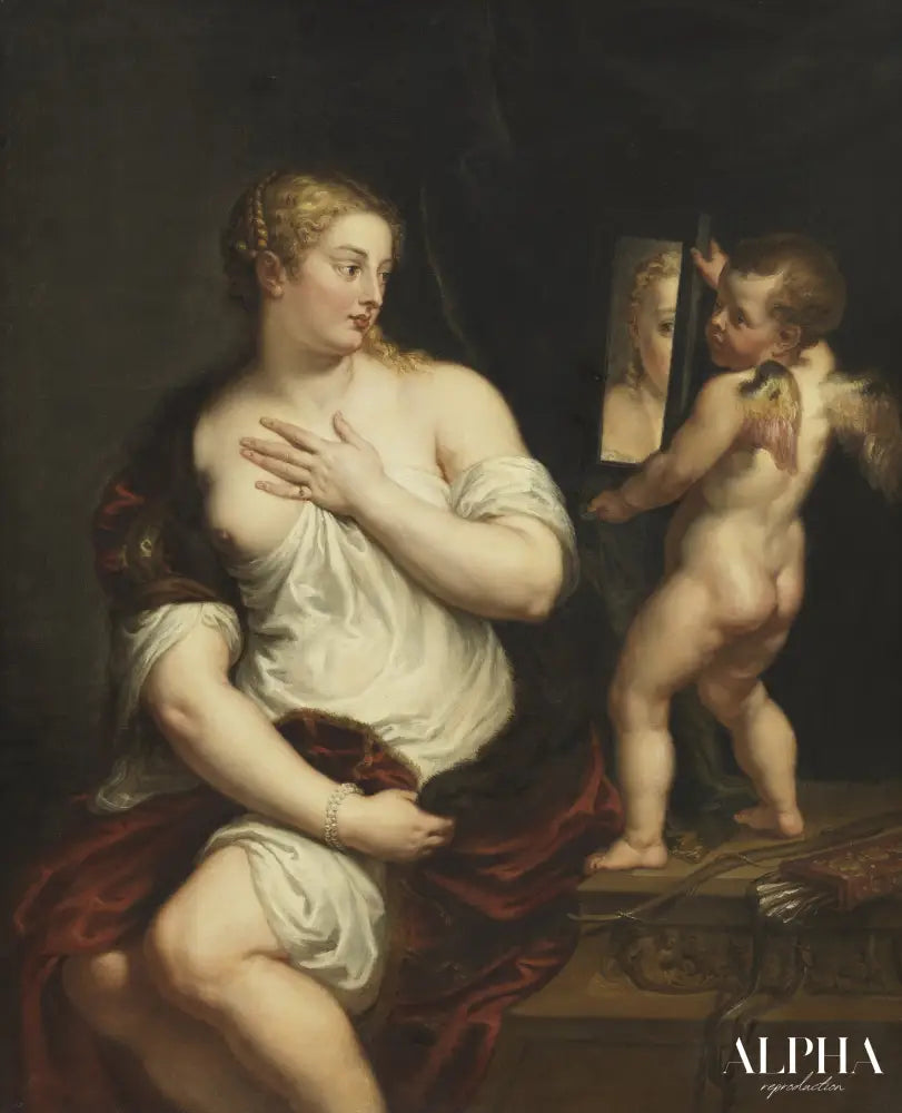 Vénus et Cupidon - Peter Paul Rubens - Reproductions de tableaux et peintures haut de gamme