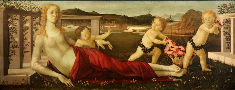 Venus and three putti - Sandro Botticelli