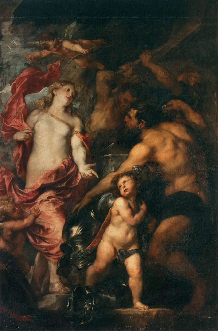 Venus fait forger par Vulcan des armes pour son fils Énée - Antoine van Dyck